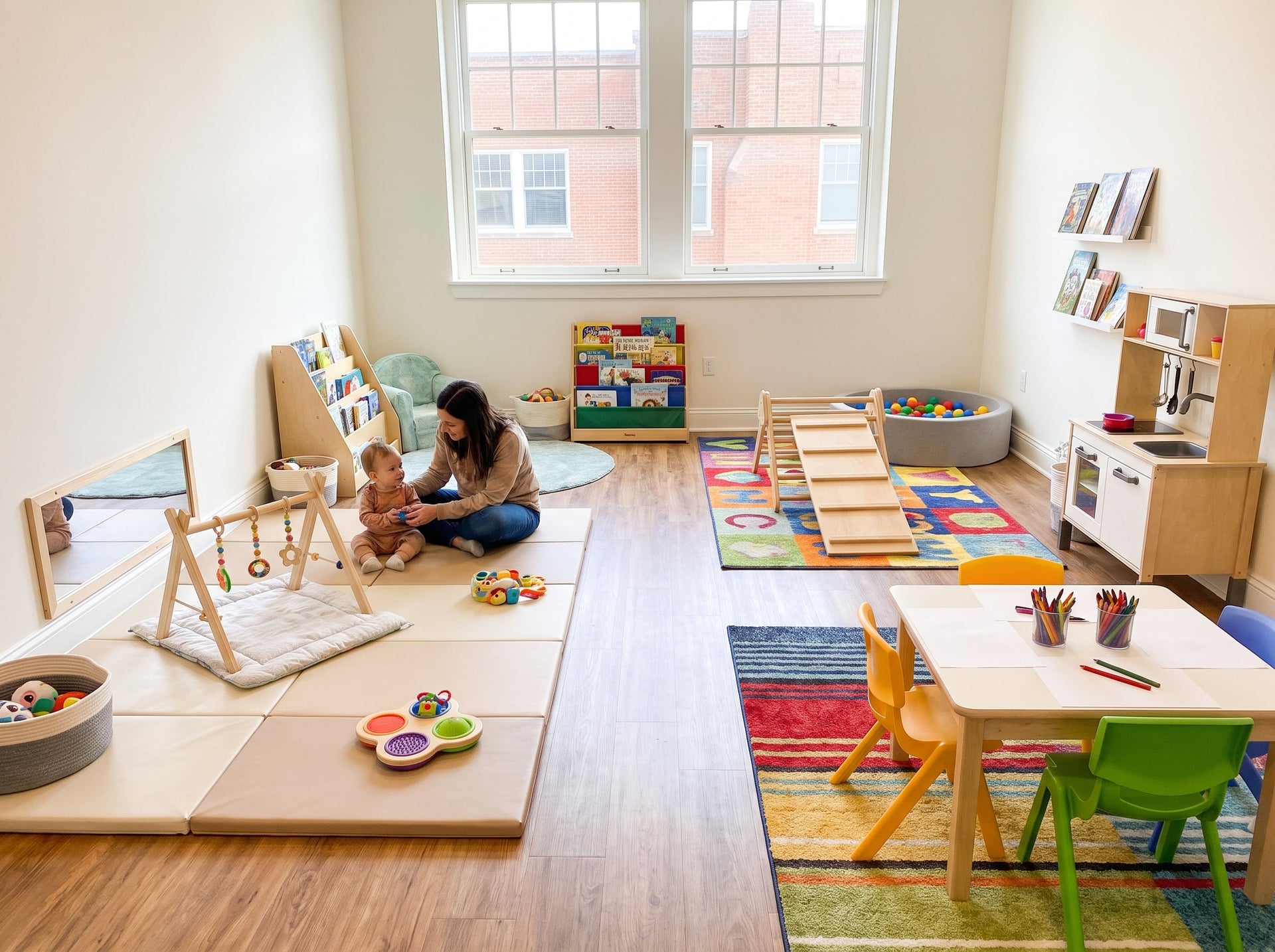 Create Baby and Toddler Activity Zones in a Small Living Room