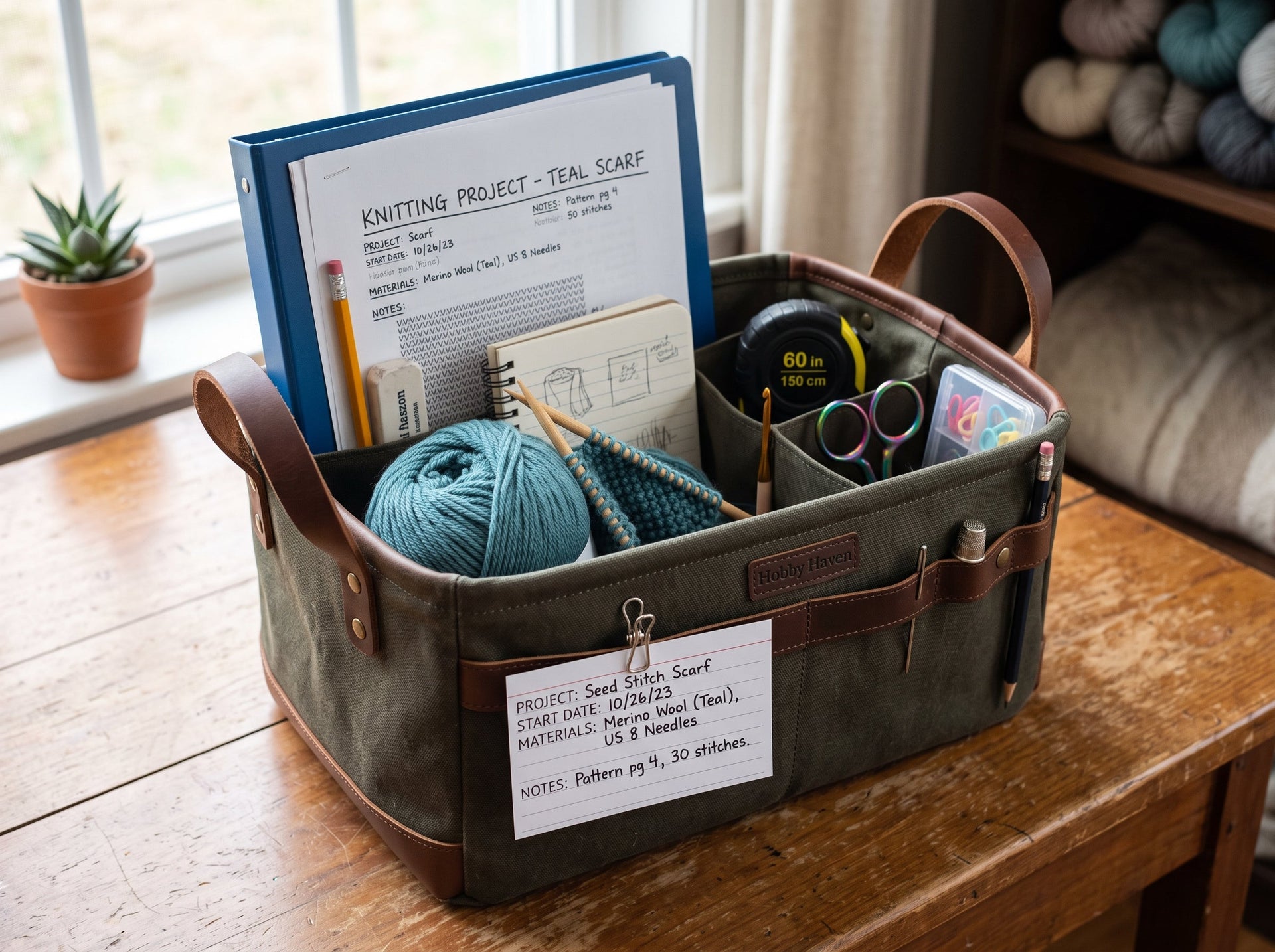 How to Build a Portable Hobby Basket for Creative Projects