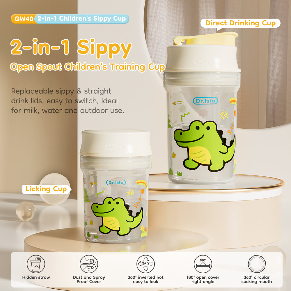 2 sa 1 na Sippy Cup para sa mga Bata - GW40