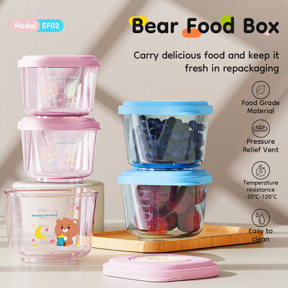 Bear Food Box(4 Pieces)- SF02