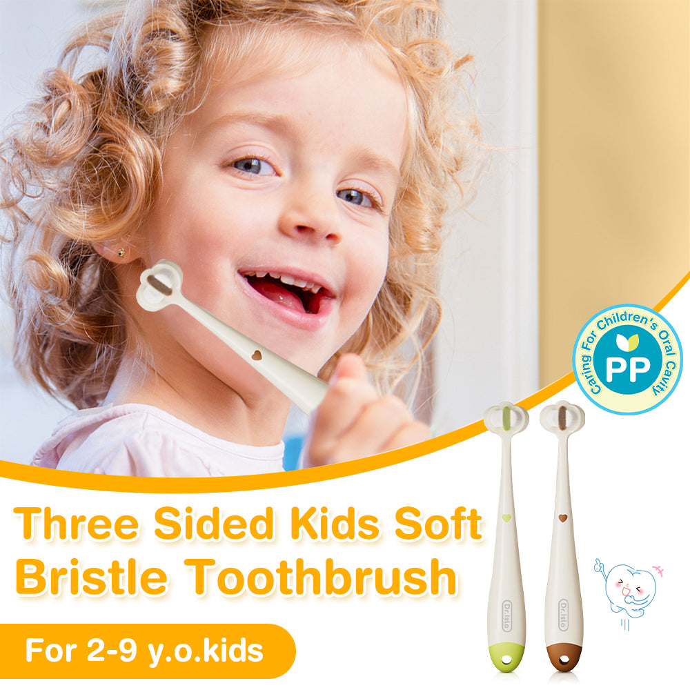 Cepillo suave de 3 caras para niños - BT12