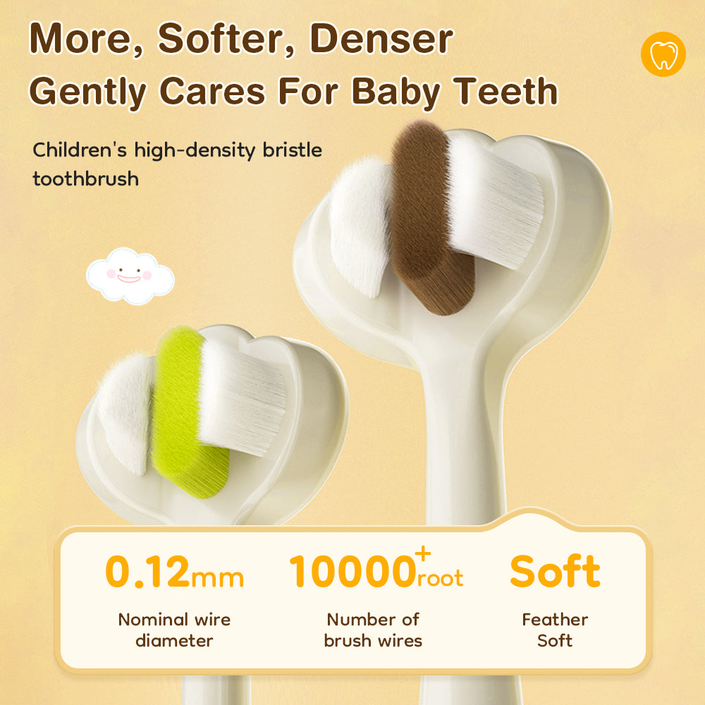 Cepillo suave de 3 caras para niños - BT12