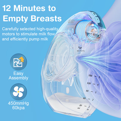 Tire-lait électrique portable mains libres 