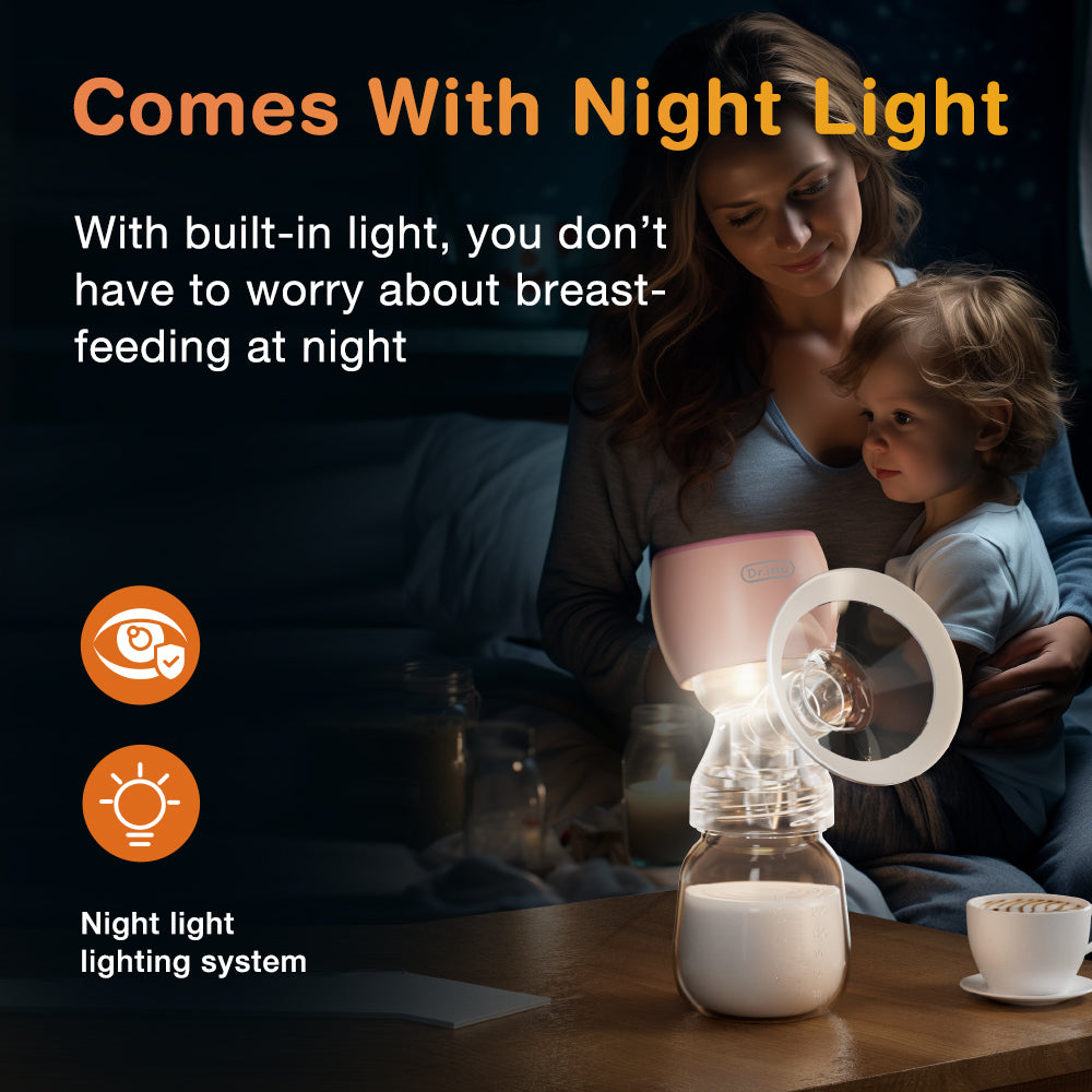 2 in 1 Night Light Electric Breast Pump - EB23