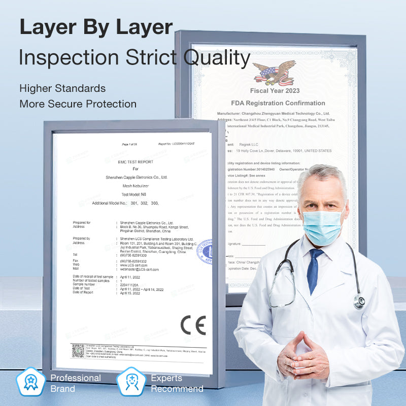 3μm Spray Particle Size Handheld Nebulizer