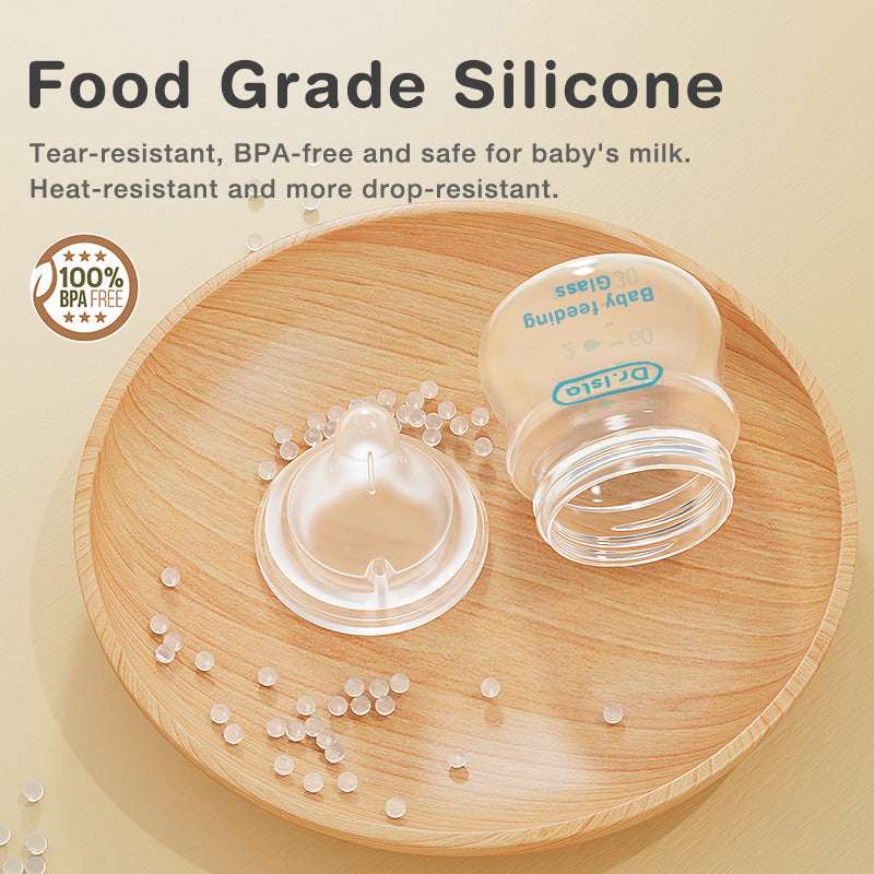 High Borosilicate Glass Classic Baby Bottle