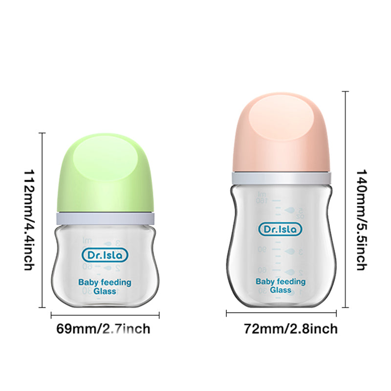 High Borosilicate Glass Classic Baby Bottle