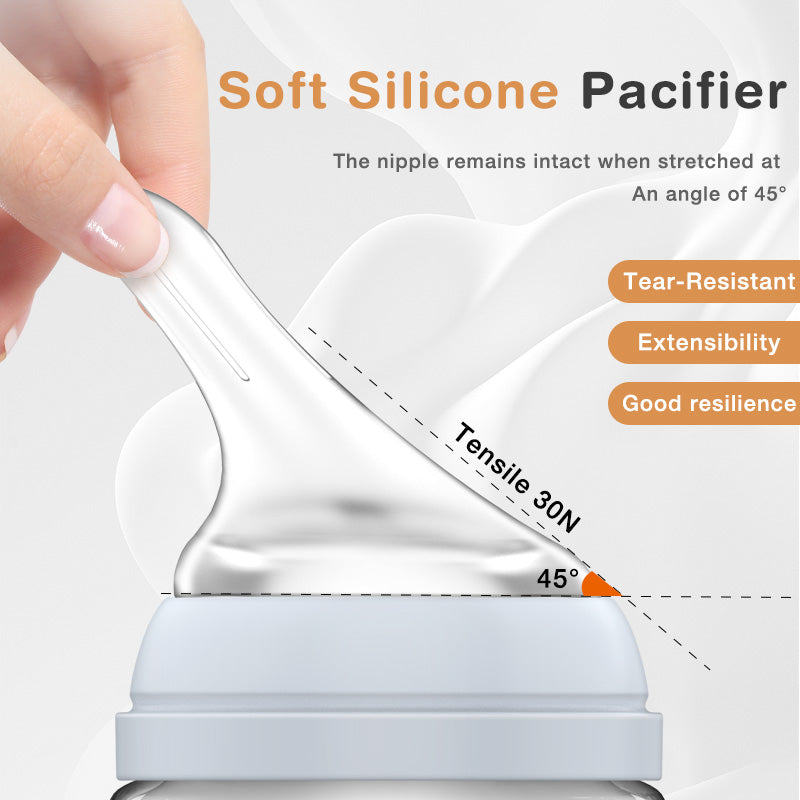 High Borosilicate Glass Classic Baby Bottle