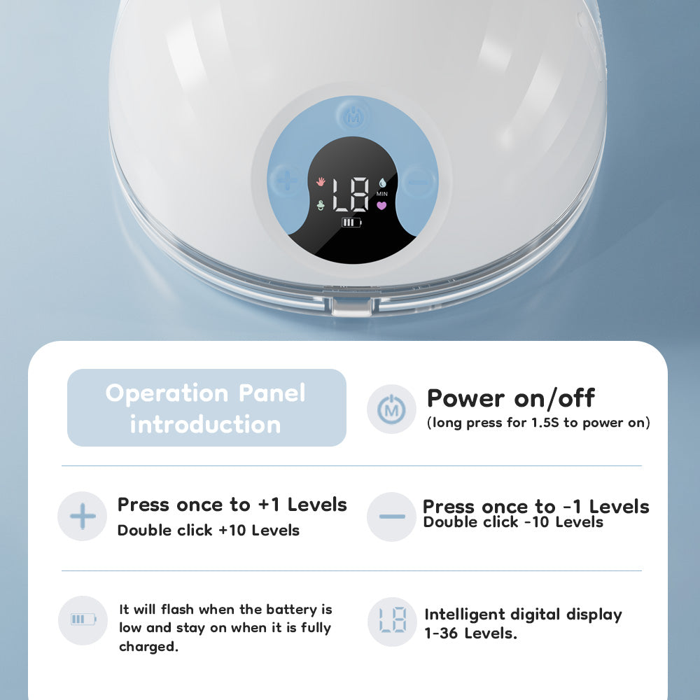 Tire-lait électrique portable mains libres 