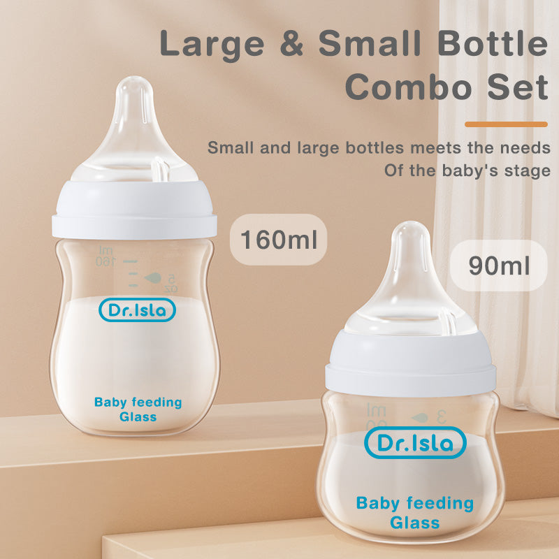 High Borosilicate Glass Classic Baby Bottle