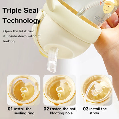 2 in 1 No Leakage Water Cup