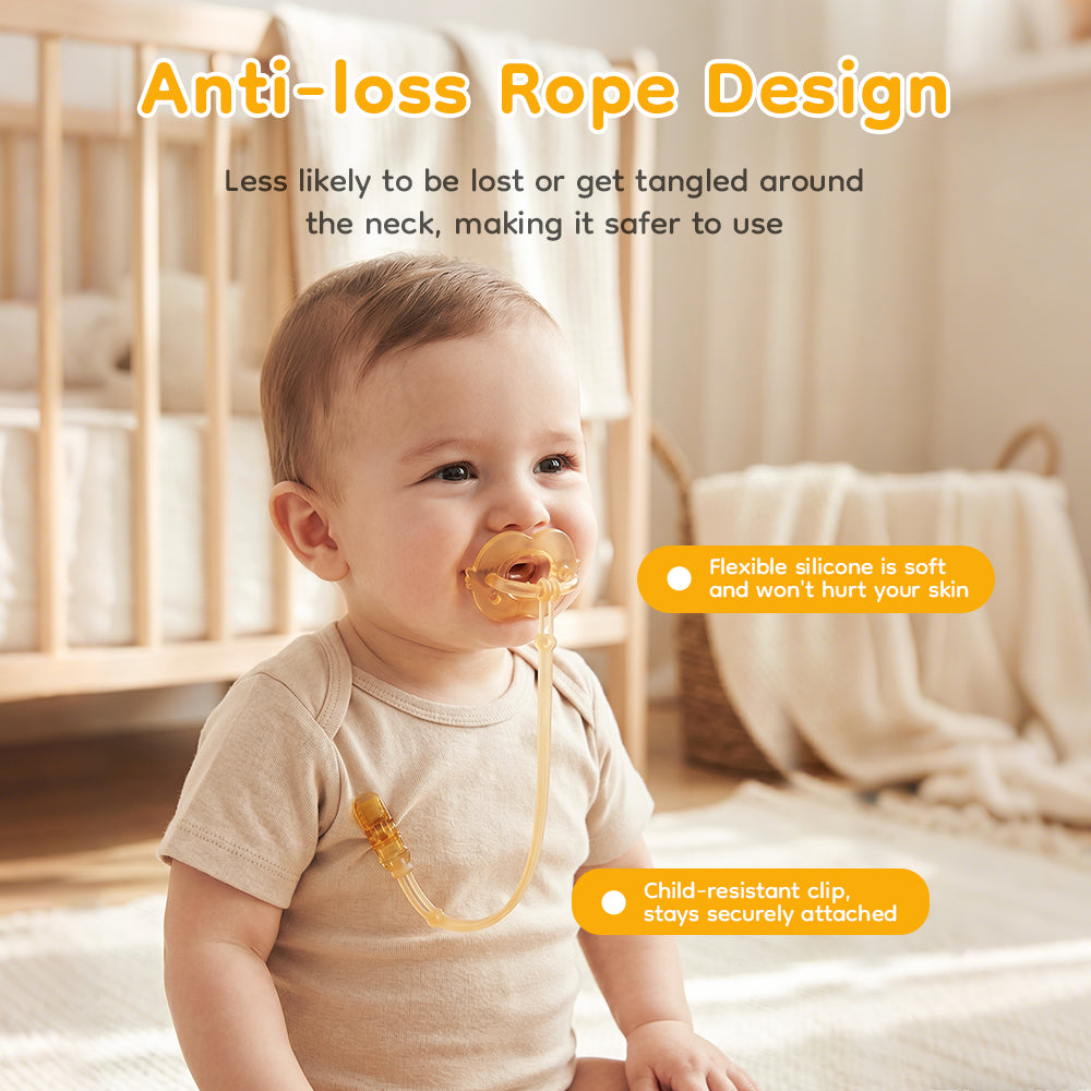 Minimalist Silicone Baby Pacifier Set - ST10