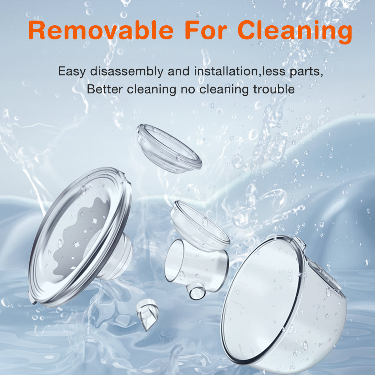 Tire-lait portable avec veilleuse 