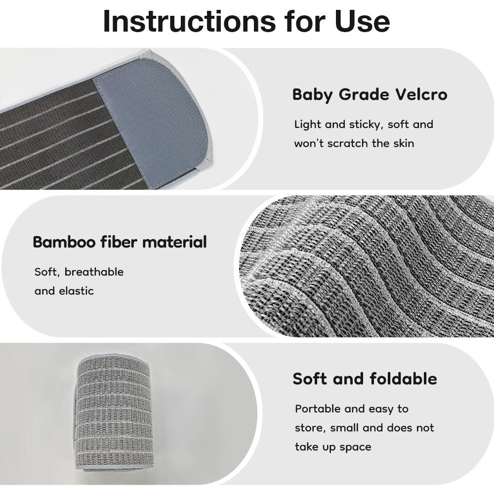 Bamboo Charcoal Fiber Belly Band - SFD04