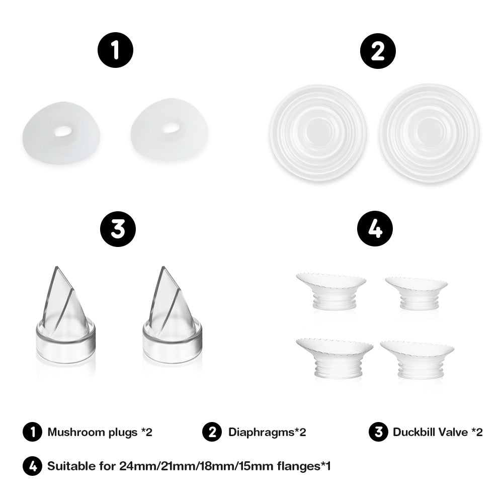 Replaceable milk collection pump body