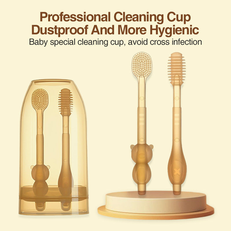 Baby Silicone Toothbrush Set