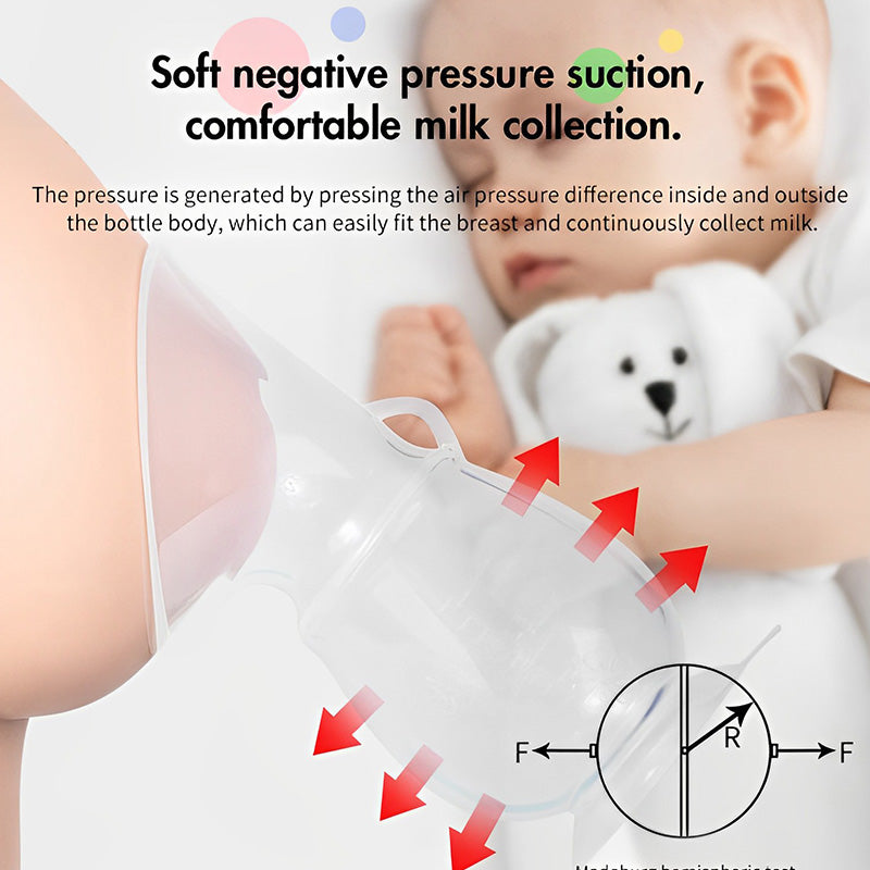 Manual Silicone Breast Pump Milk Reservoir 150ML