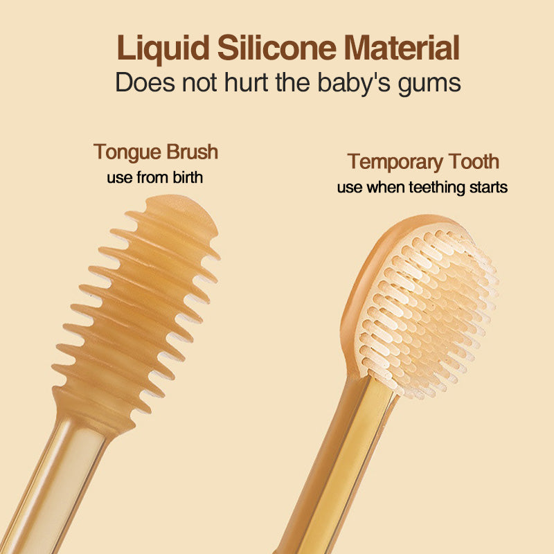 Baby Silicone Toothbrush Set
