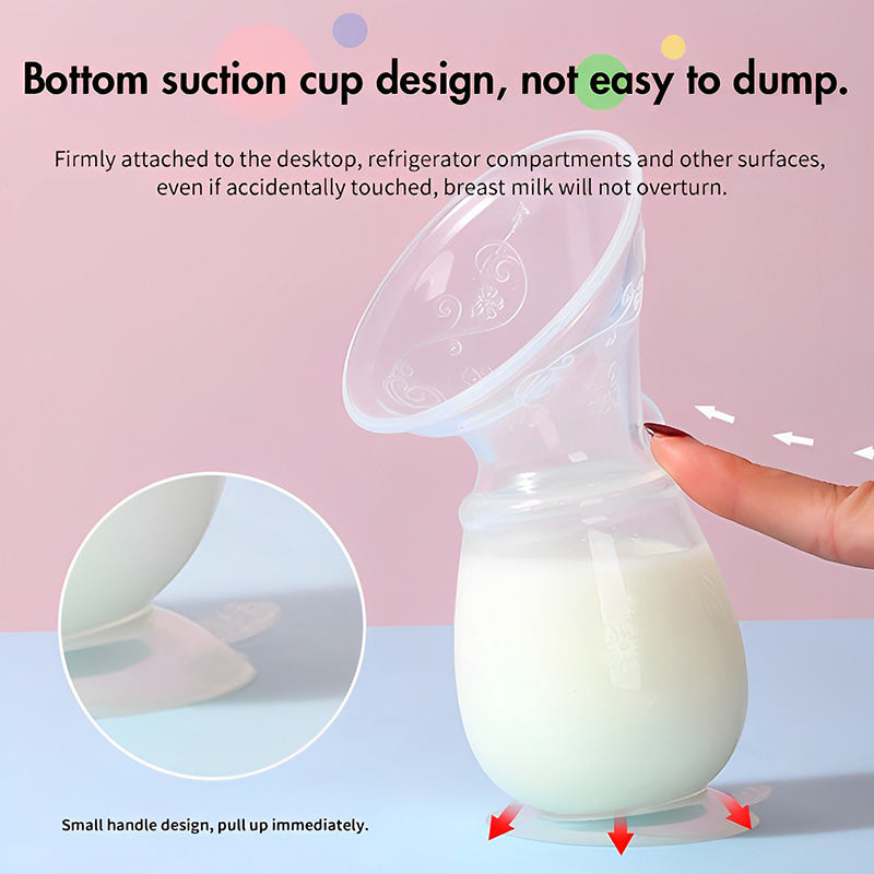 Manual Silicone Breast Pump Milk Reservoir 150ML