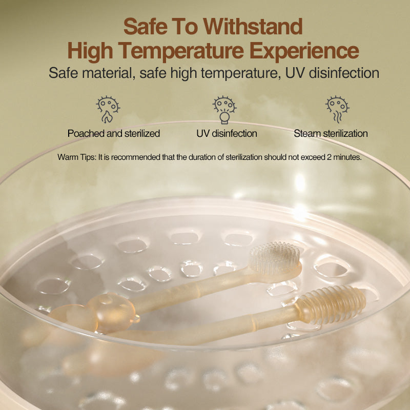 Baby Silicone Toothbrush Set