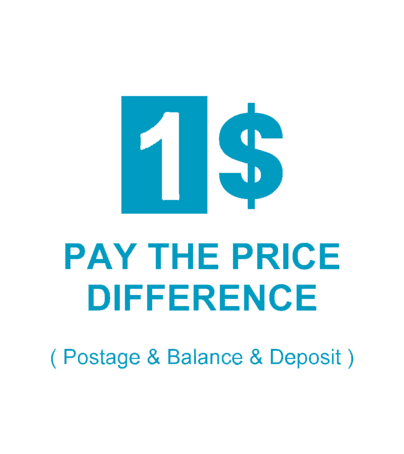 Payez la différence de prix