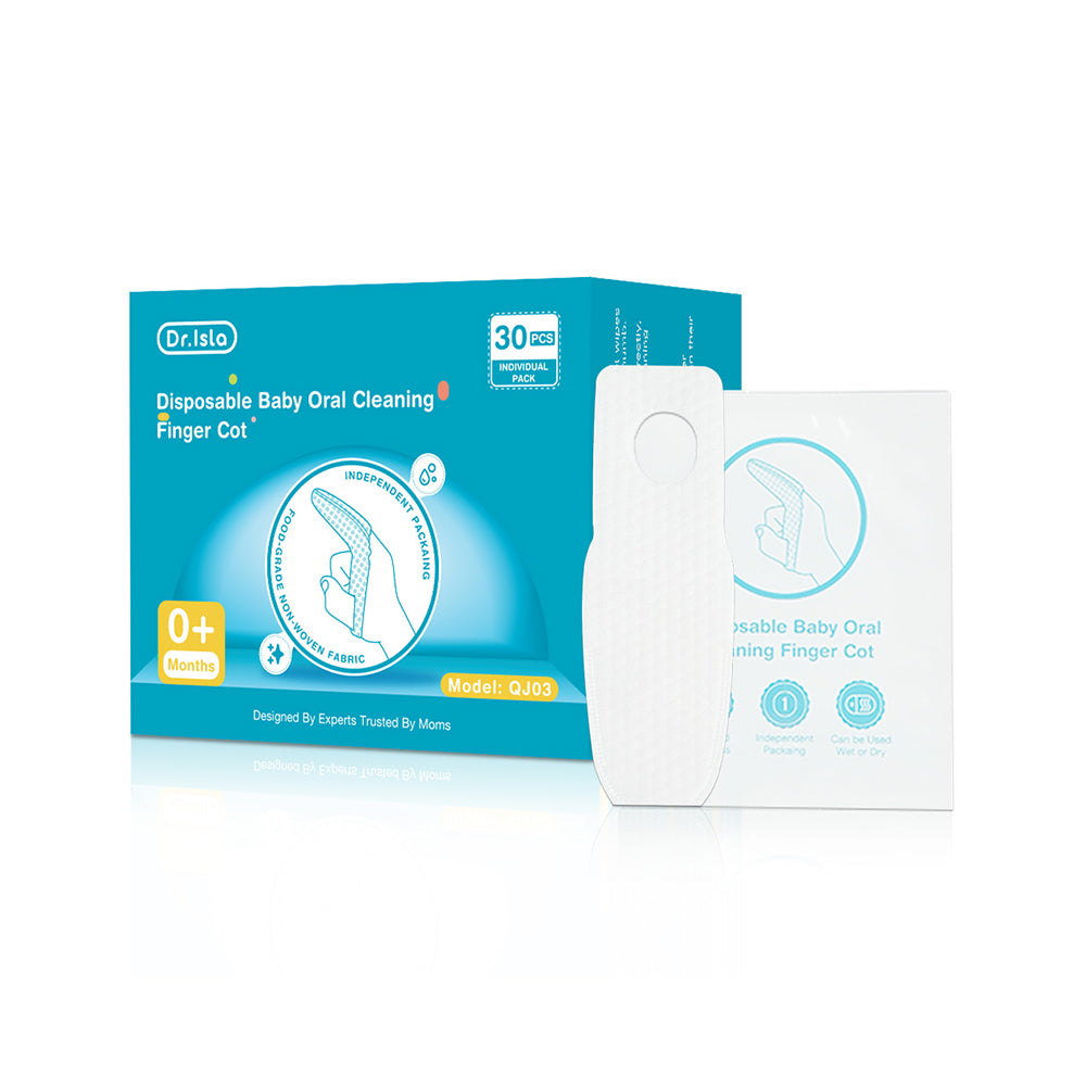 Oral Cleaning Finger Gloves 30 Pieces- QJ03